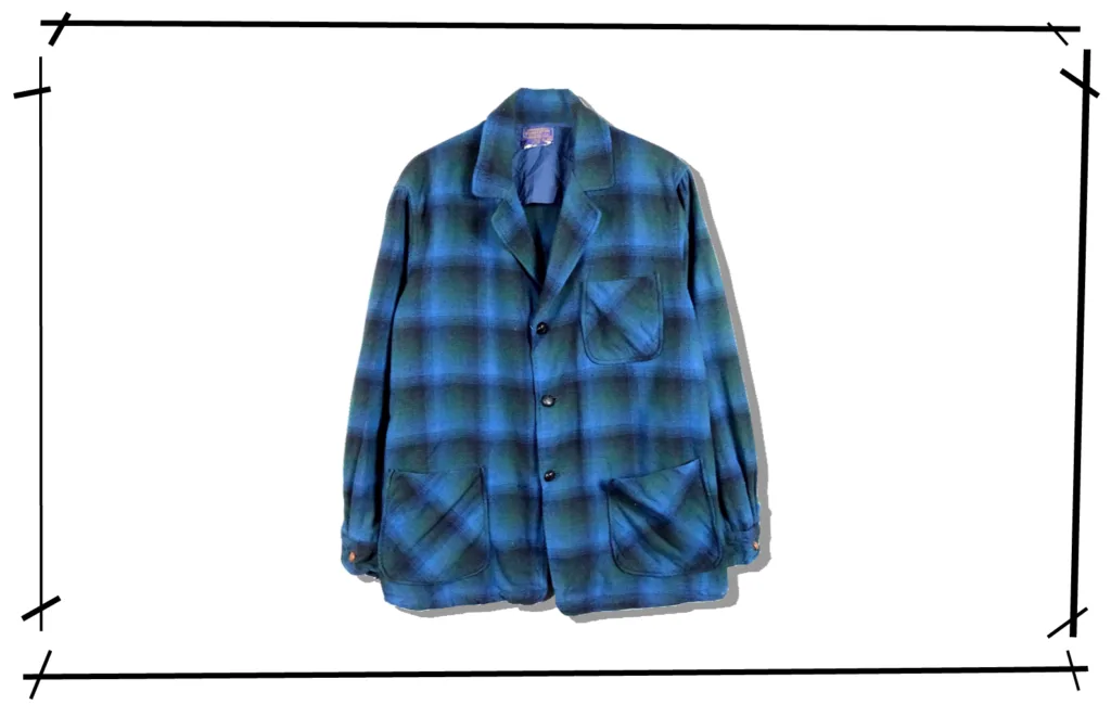 Pendleton wool ombre　Check tailored Jacket